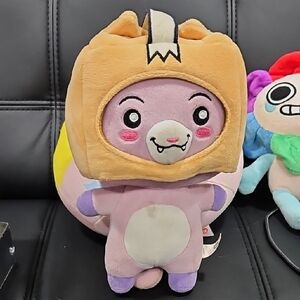 Adorable Plush Toy with Lion Hat
